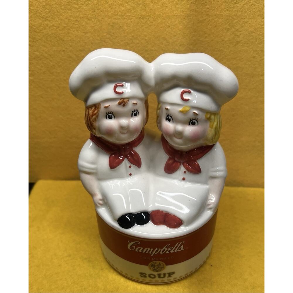 Vintage Campbells Soup Sponge Holder‎ 1998 Kids Chefs Kitchen Benjamin Medwin